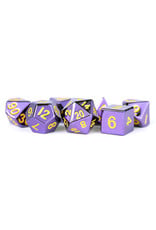 Metallic Dice Games Metal Polyhedral Dice (7) Purple