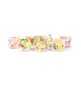 FanRoll Resin Polyhedral Dice (7) Fruit