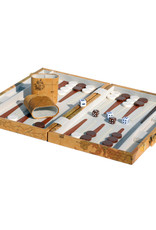 Backgammon 18 Inch Map Design