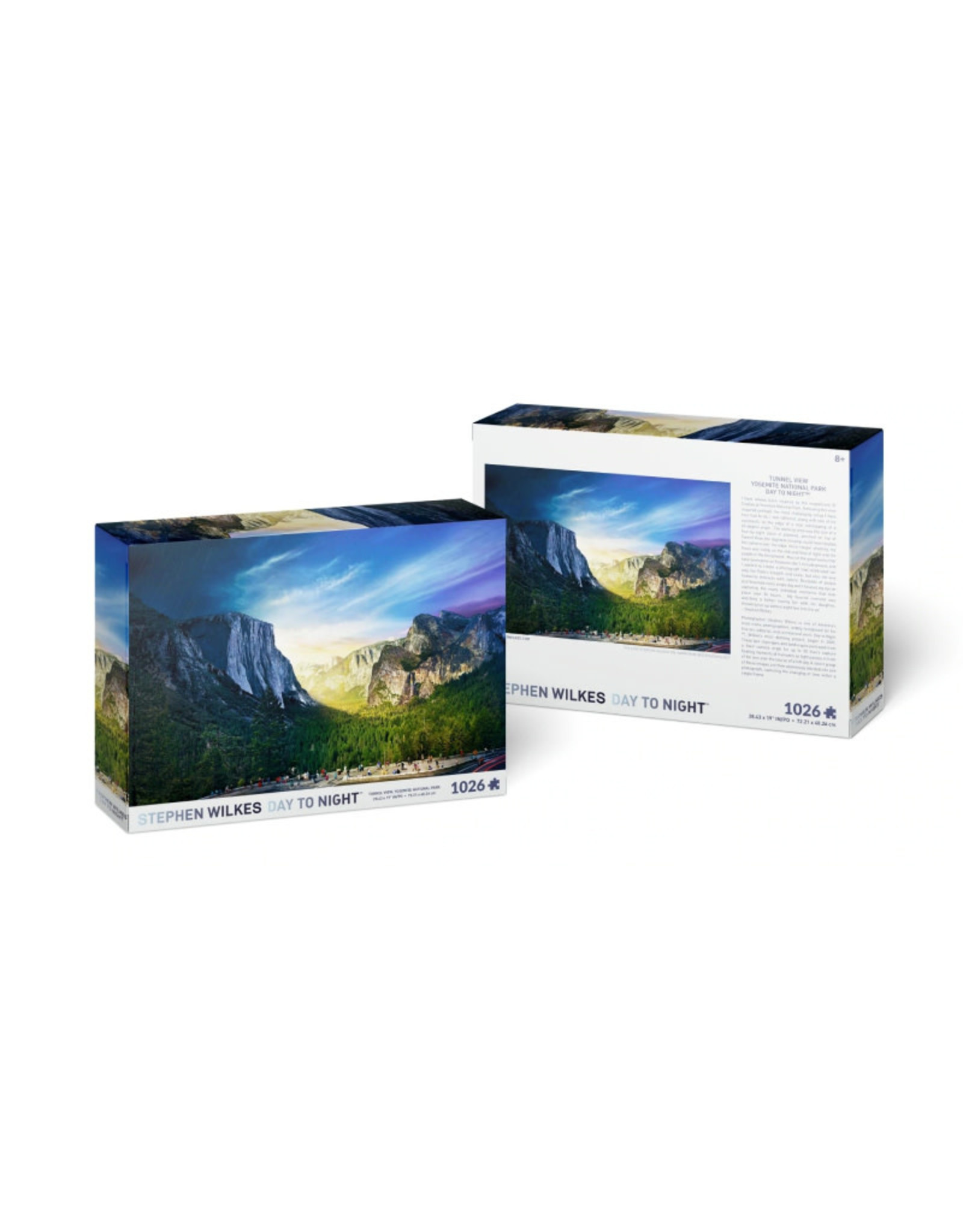 4D Cityscape Stephen Wilkes Tunnel View, Yosemite National Park, Day to Night Puzzle (1036 PCS)