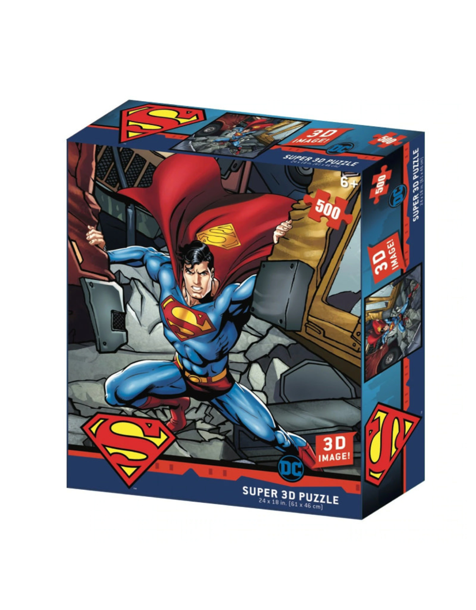 4D Cityscape DC Superman Strength Super 3D Puzzle 500 PCS