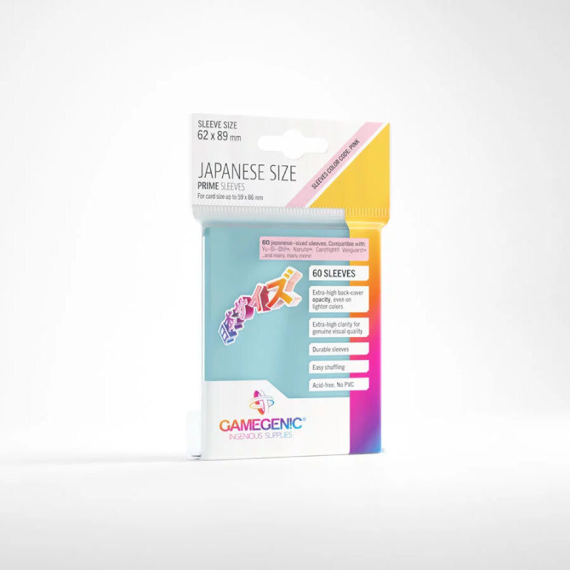 Japanese Sleeves: Prime (60) Clear