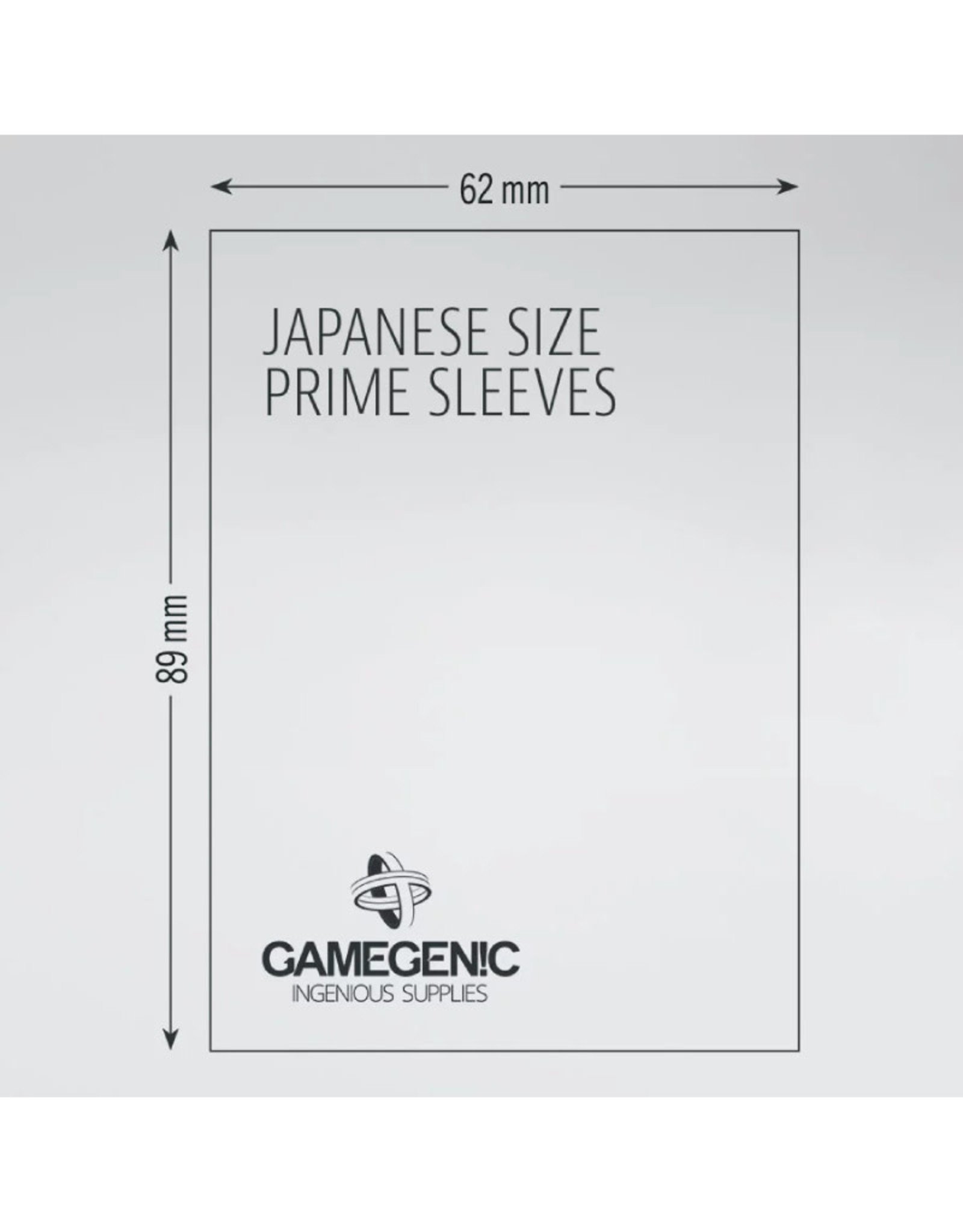 Japanese Sleeves: Prime (60) Clear