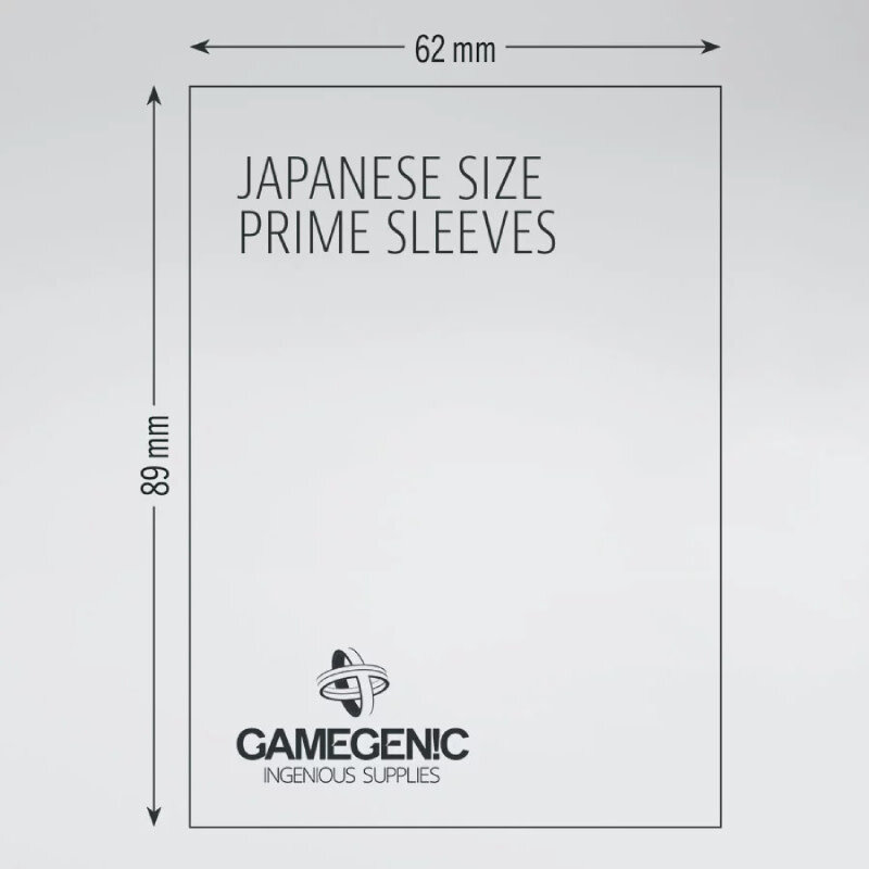 Japanese Sleeves: Prime (60) Clear