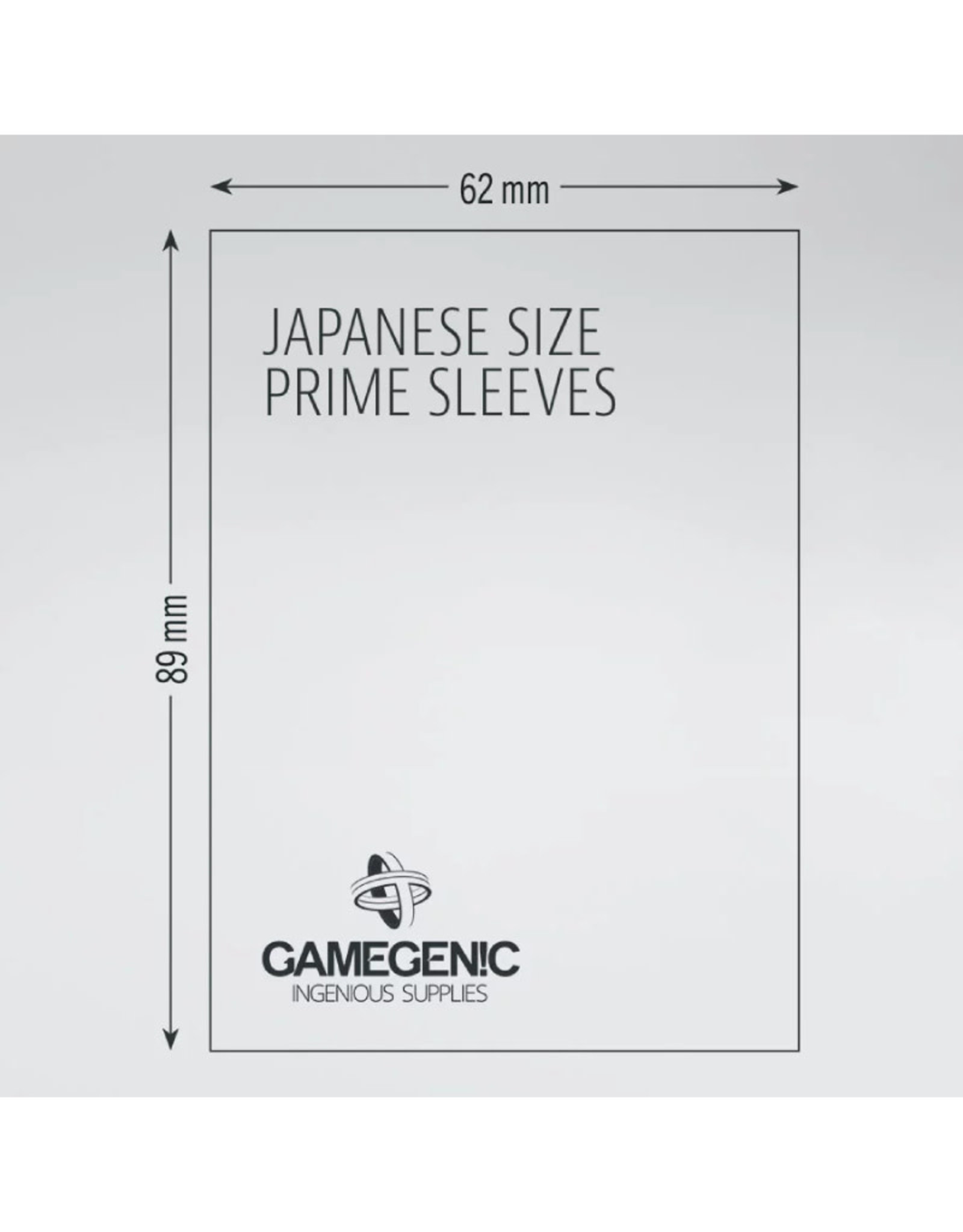 Japanese Sleeves: Prime (60) Black