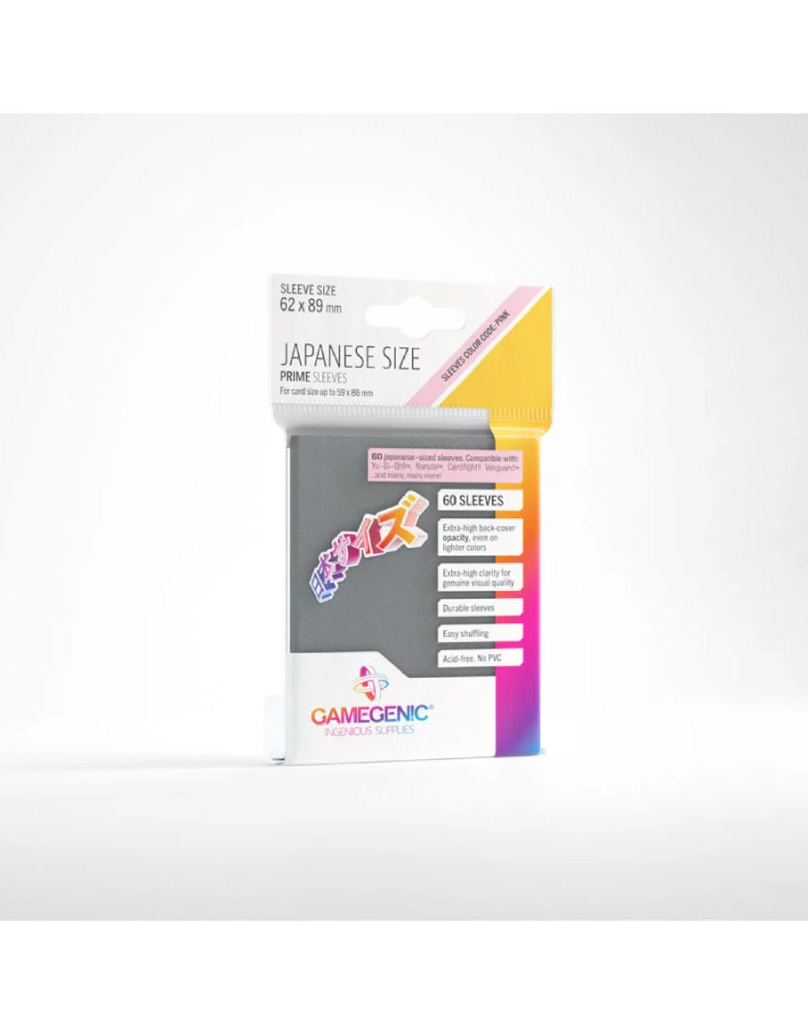 Japanese Sleeves: Prime (60) Dark Gray