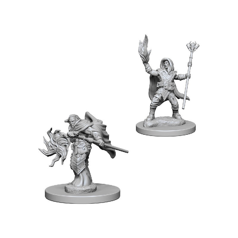 Wizkids D&D Unpainted Minis: Elf Wizard Male