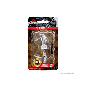 Wizkids D&D Unpainted Minis: Elf Druid Female