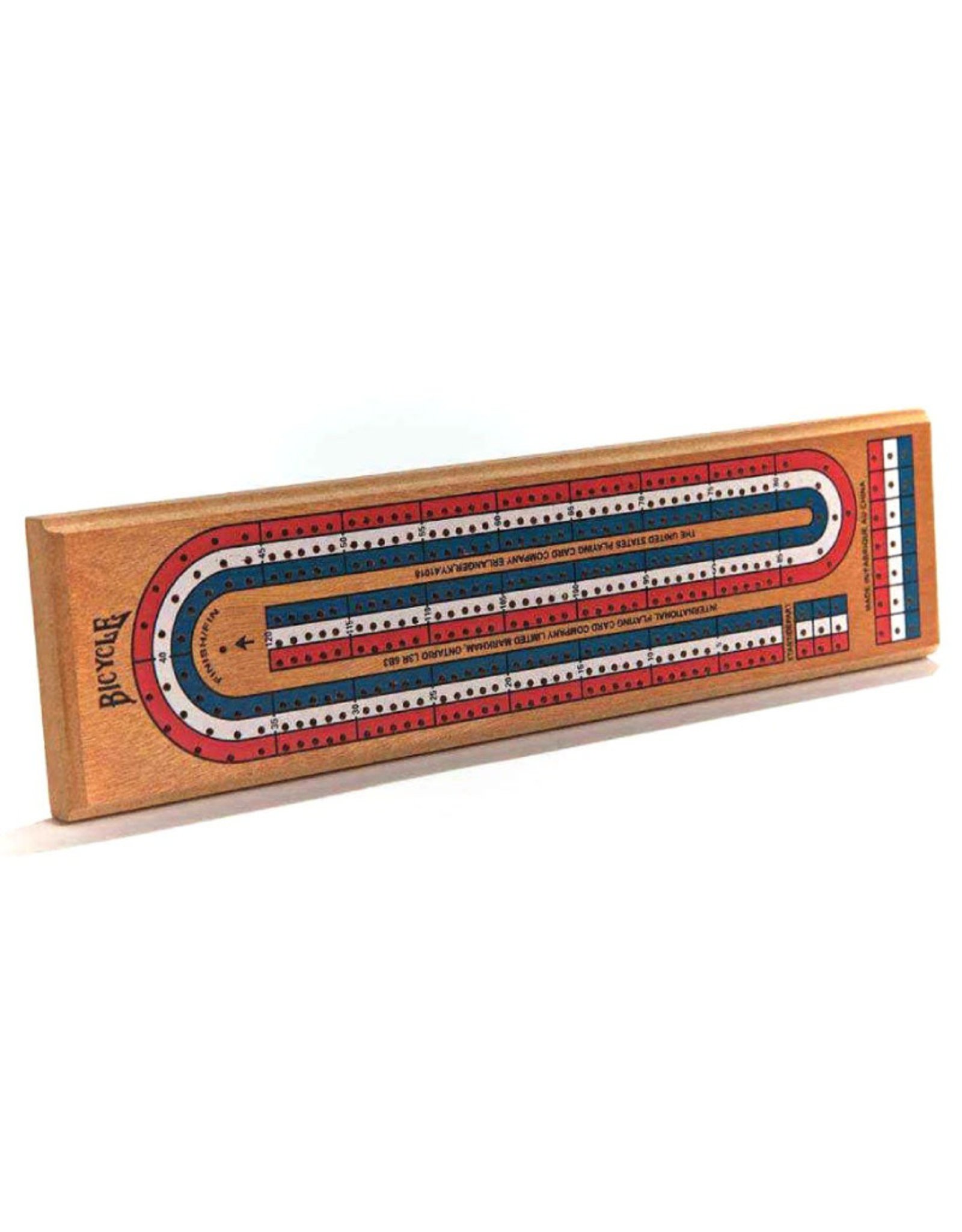 United States Playing Card Co Cribbage: 3 Track (Red, Green, Blue)