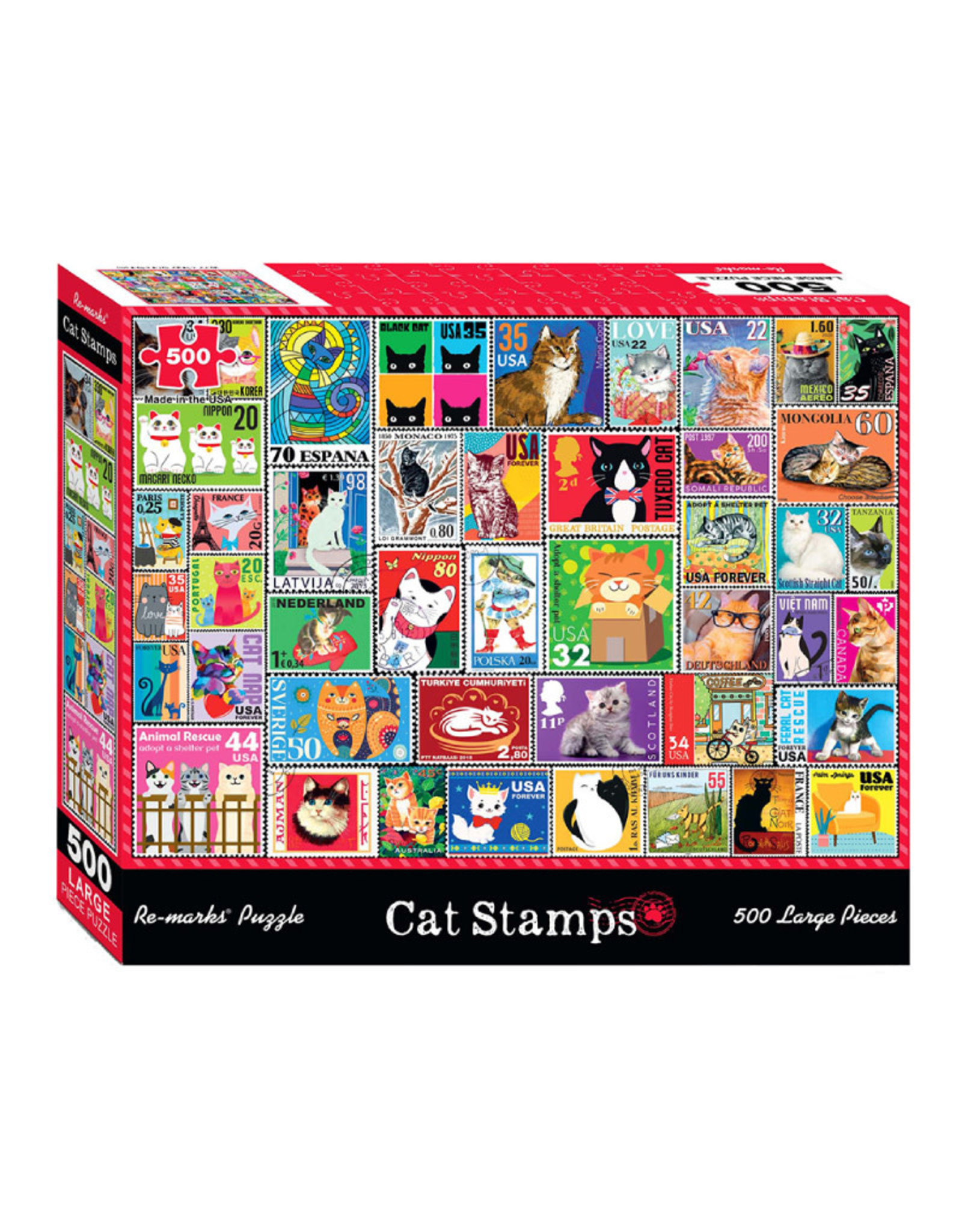 Cat Stamps Puzzle 1500 PCS
