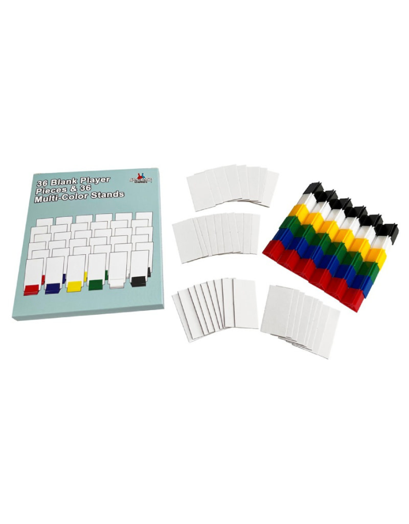 Apostrophe Games Blank: Player Pieces & Stands (36)