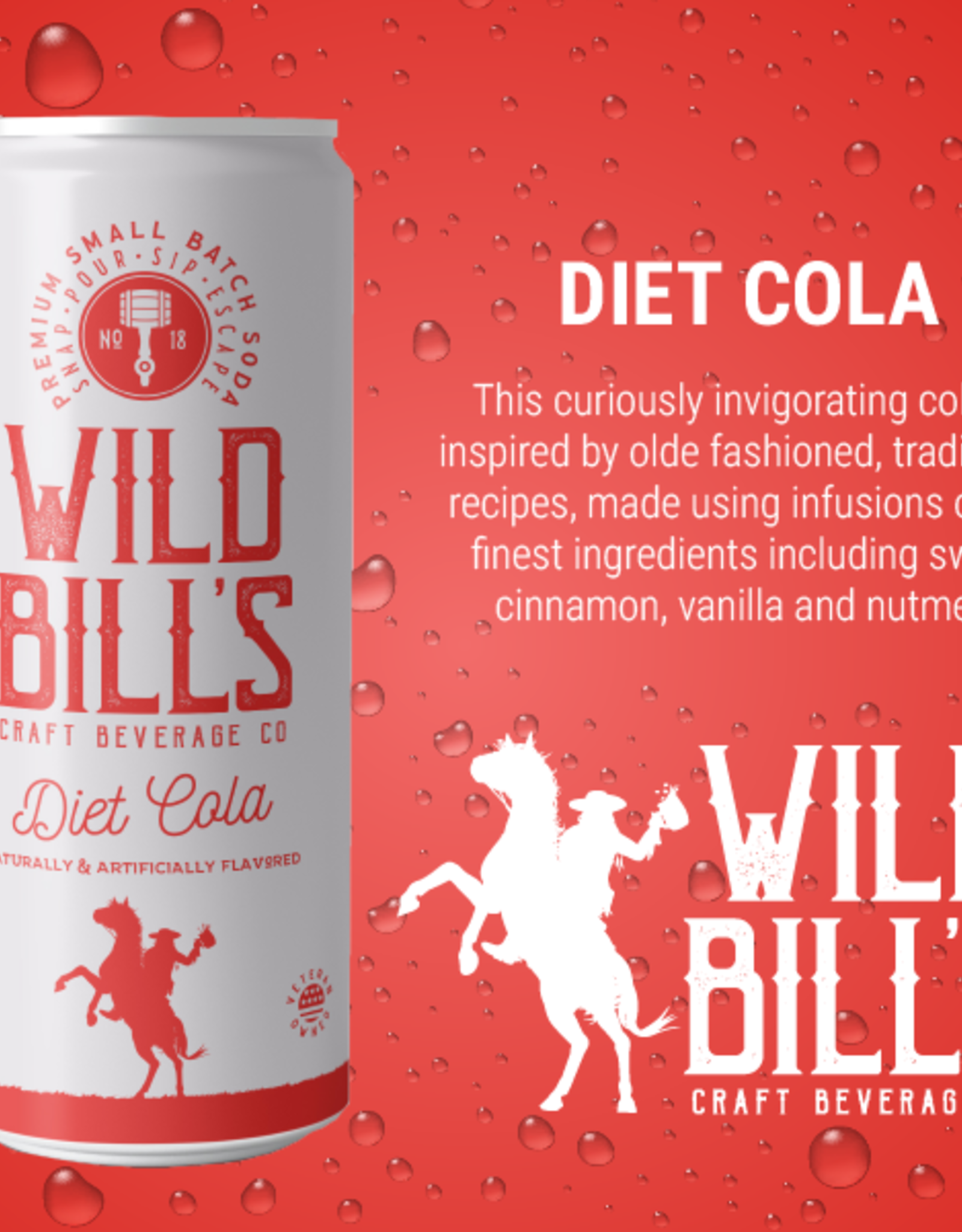 Wild Bill's Craft Beverage Co. Wild Bill's Diet Cola