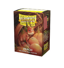 Arcane Tinmen Sleeves: Dragon Shield Matte Dual (100) Peach