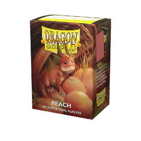 Arcane Tinmen Sleeves: Dragon Shield Matte Dual (100) Peach