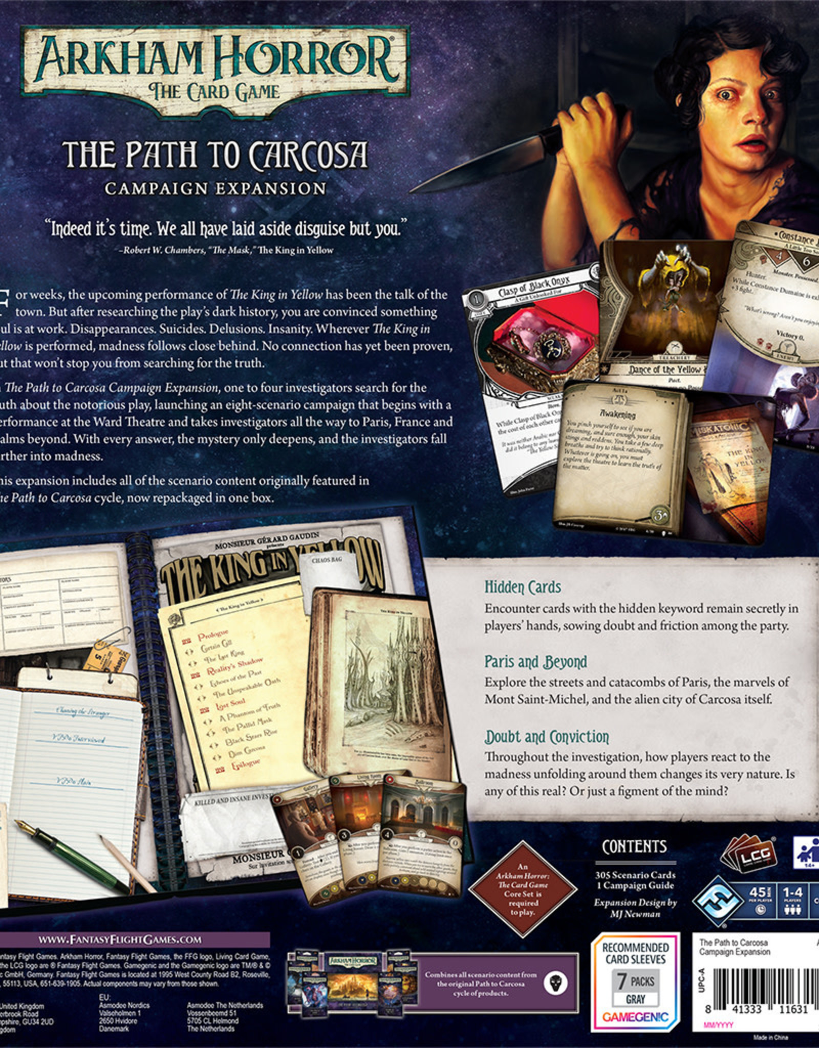 Fantasy Flight Games Arkham Horror LCG Campaign: Path to Carcosa