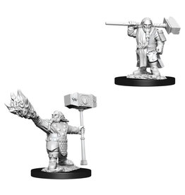 Wizkids D&D Unpainted Minis: Dwarf Cleric Male