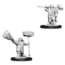 Wizkids D&D Unpainted Minis: Dwarf Cleric Male