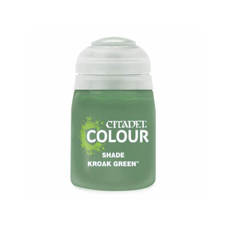 Citadel Shade Paint: Kroak Green.
