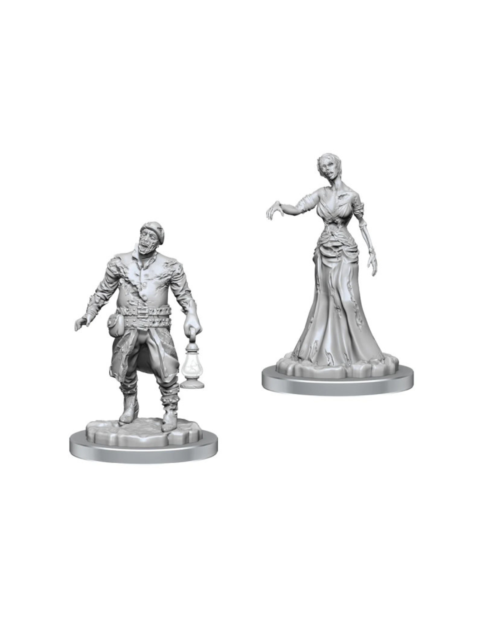 Wizkids Deep Cuts Unpainted Minis: Zombies