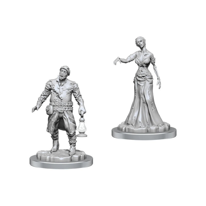 Wizkids Deep Cuts Unpainted Minis: Zombies