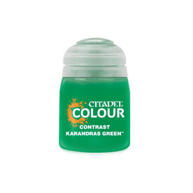 Citadel Contrast Paint: Karandras Green.