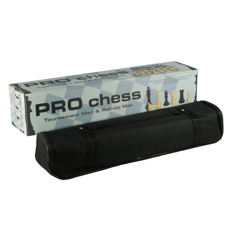 Misc Chess Set: Tournament Roll-Up Set with Travel Bag