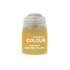 Citadel Contrast Paint: Ironjawz Yellow.