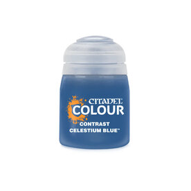 Citadel Contrast Paint: Celestium Blue.