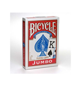 United States Playing Card Co Playing Cards: Bicycle Jumbo Index (Red or Blue)