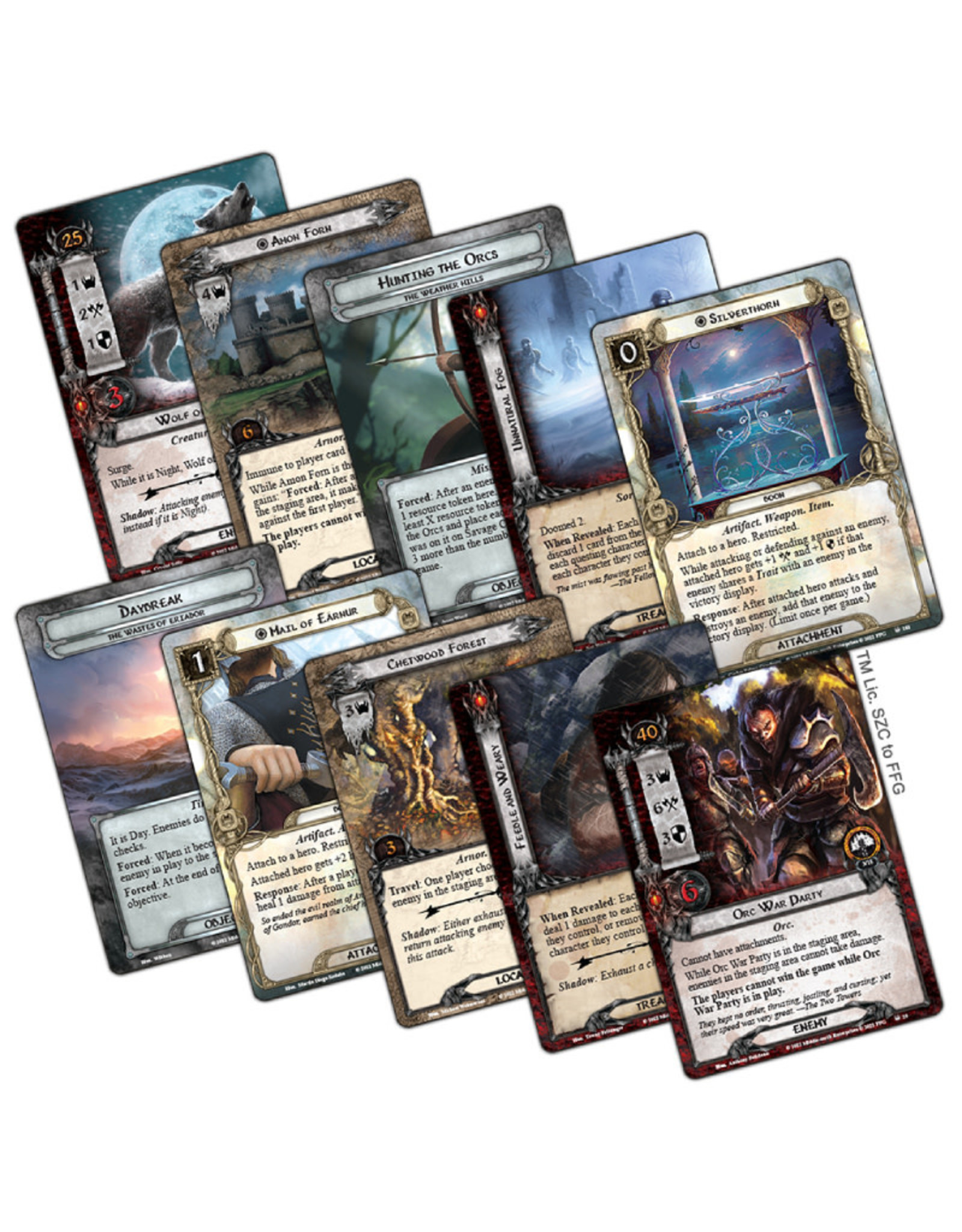 Fantasy Flight Games Lord of the Rings LCG Campaign: Angmar Awakened