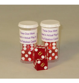 Misc D6 Dice: Retired casino precision dice