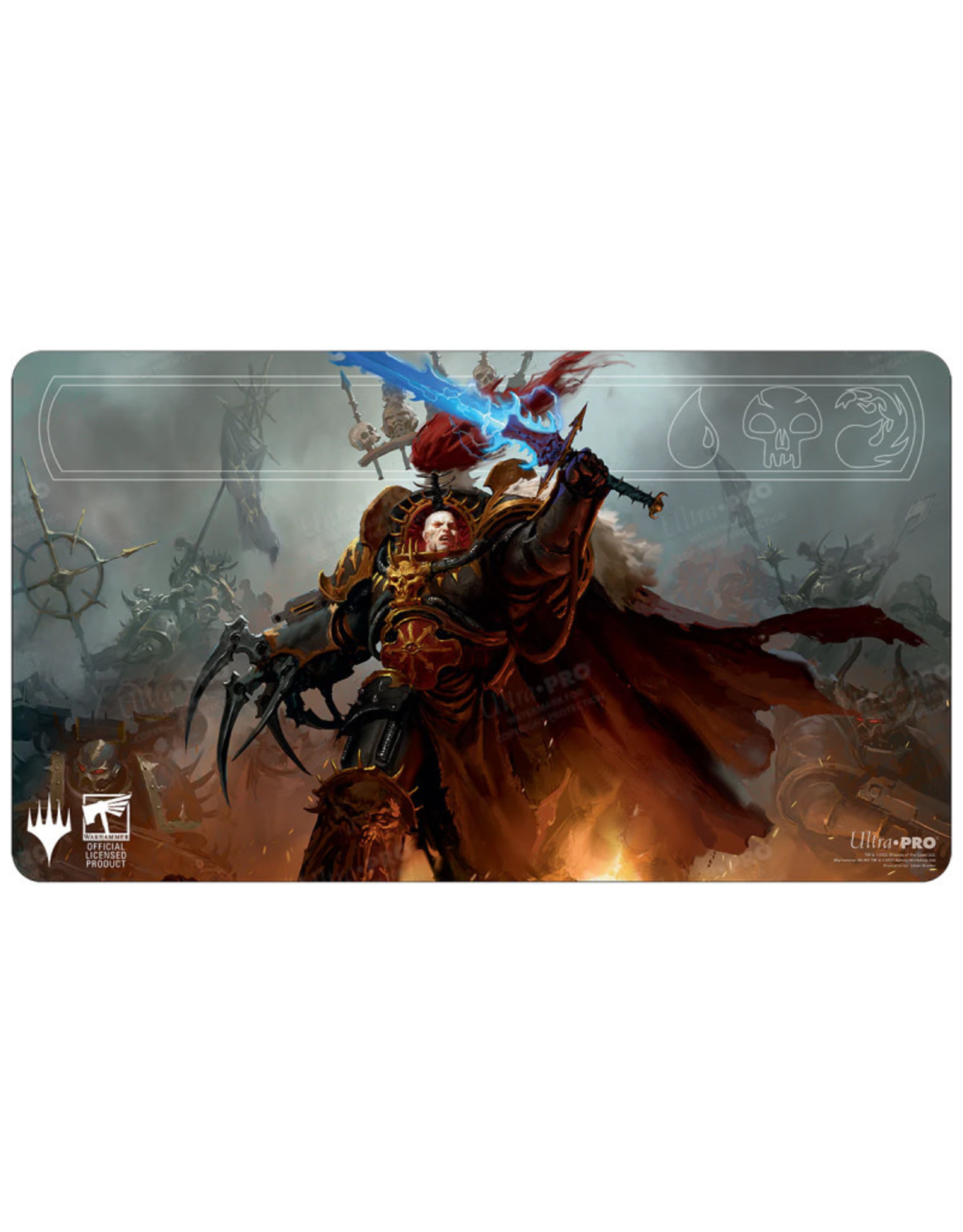 Playmat: MTG Warhammer 40k Commander Abaddon the Despoiler