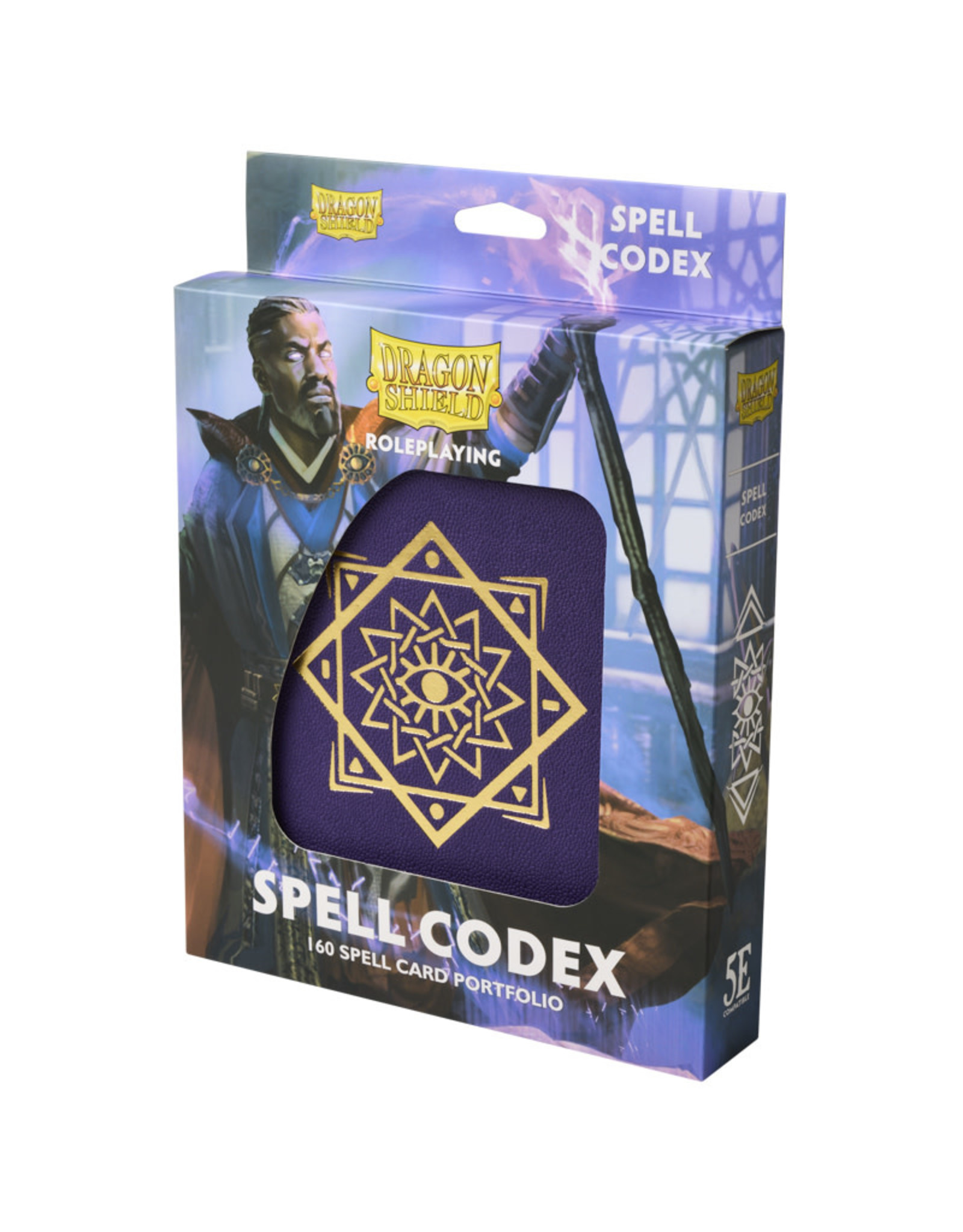 Arcane Tinmen Dragon Shield Roleplaying: Spell Codex - Arcane Purple