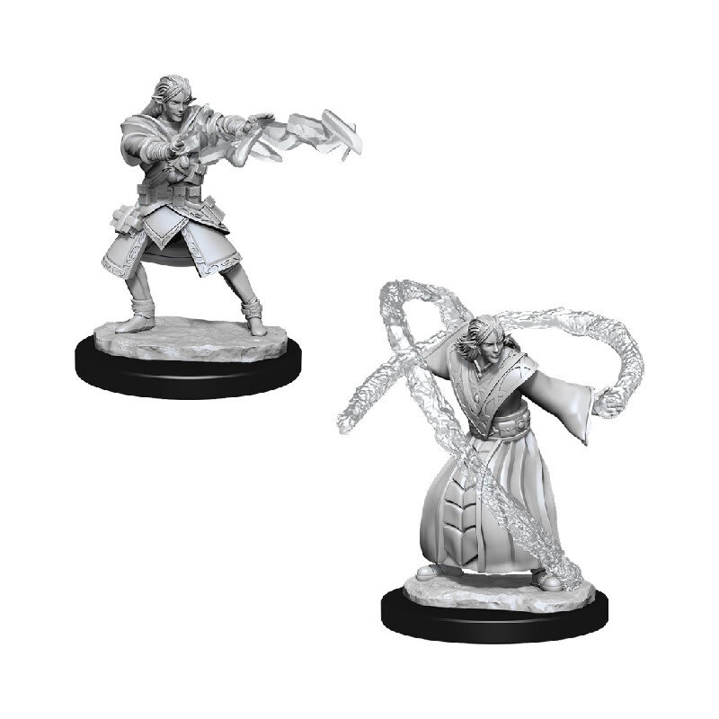 Wizkids D&D Unpainted Minis: Elf Wizard Male