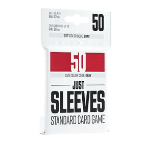 Just Sleeves: Standard Card Game (50) Red