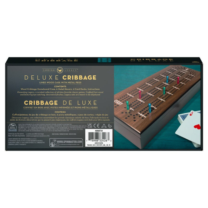Spin Master Cribbage Deluxe (Cardinal)