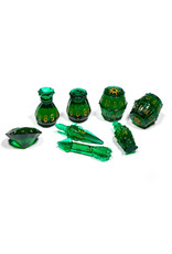 PolyHero Dice: Rogue 8 Dice Set Emerald Emissary