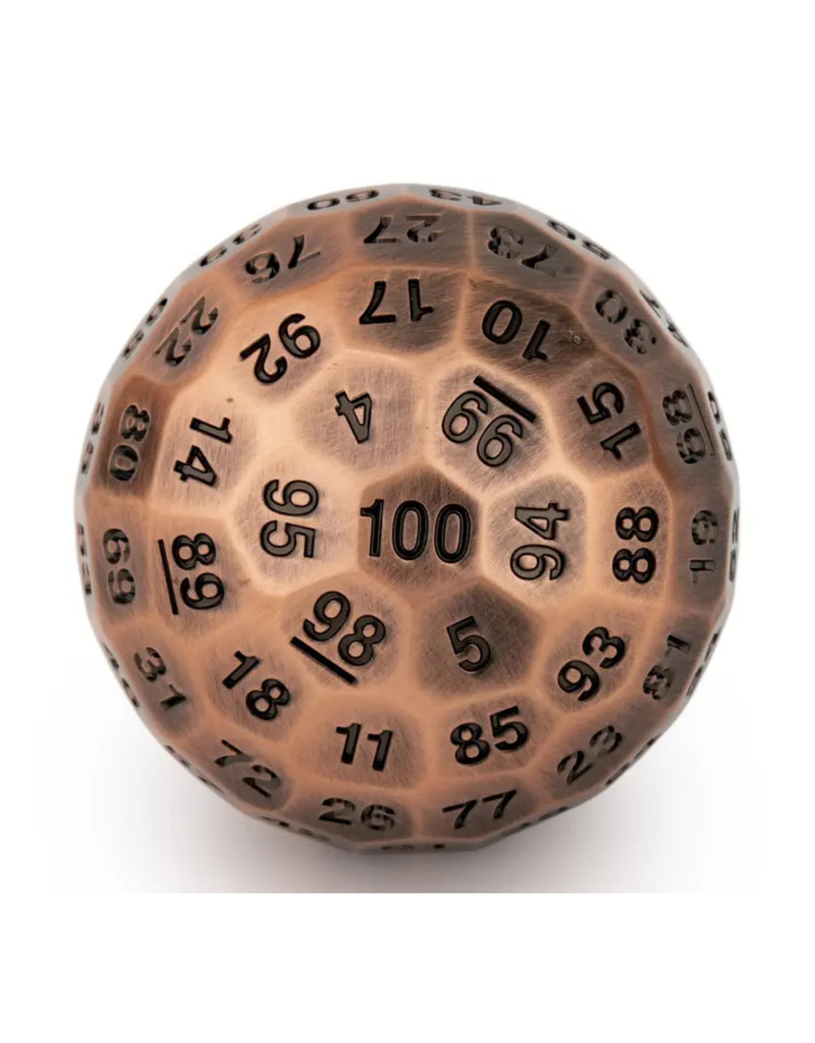 Hymgho Premium Dice Metal D100 Dice: Copper