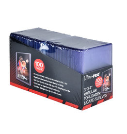 (Reprint January 2025) Toploader & Card Sleeves 3in x 4in (100)
