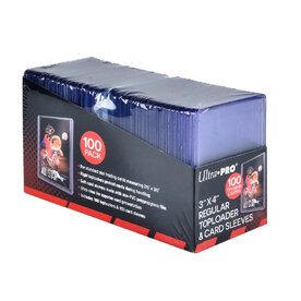 Toploader & Card Sleeves 3in x 4in (100)