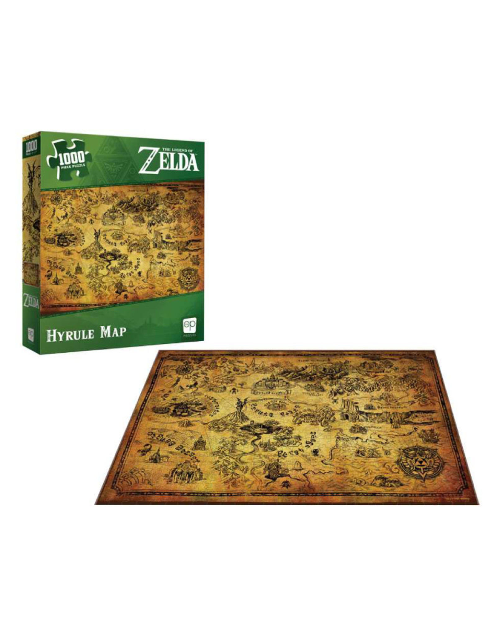 USAopoly Zelda Hyrule Map Puzzle 1000 PCS