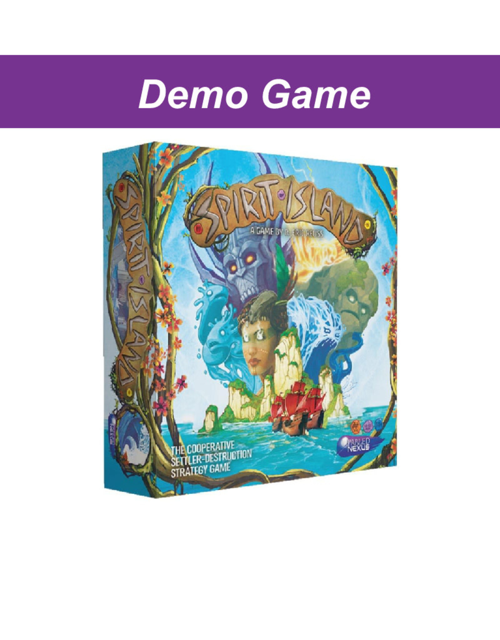 Greater Than Games (DEMO) Spirit Island. Free to play in store!