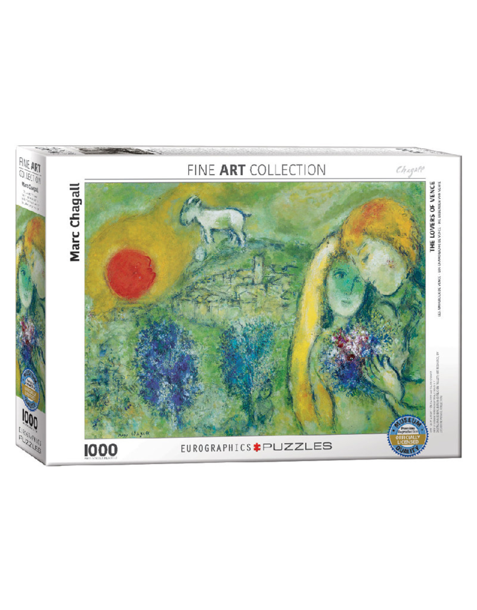 Eurographics The Lovers of Venice Puzzle  by Chagall (1000 PCS)