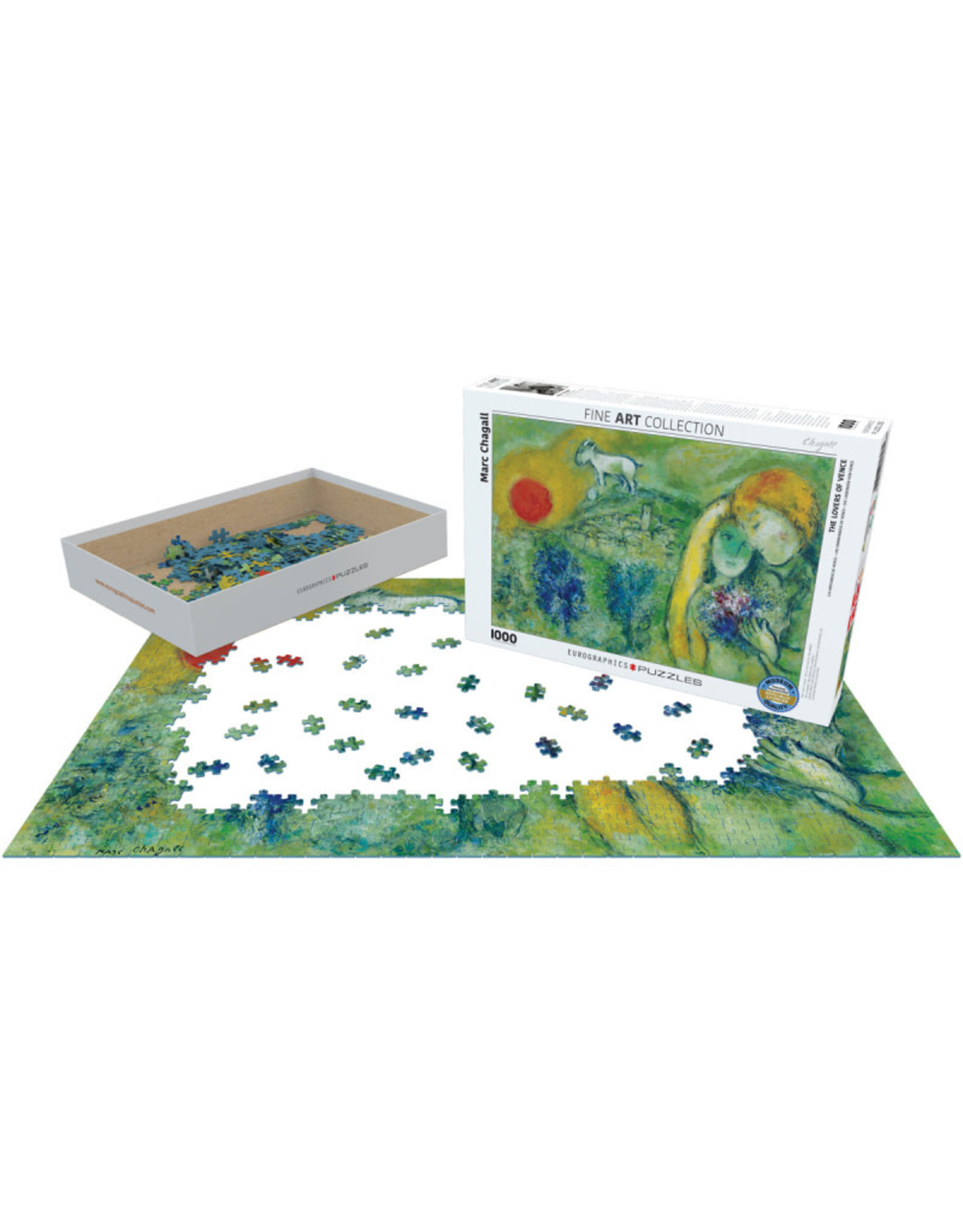 Eurographics The Lovers of Venice Puzzle  by Chagall (1000 PCS)