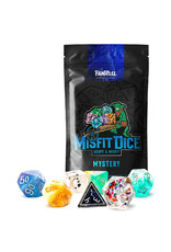 Metallic Dice Games Mystery Polyhedral Dice Set (7) Misfit Resin