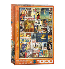 Eurographics Vintage Bicycle Posters (1000 PCS)