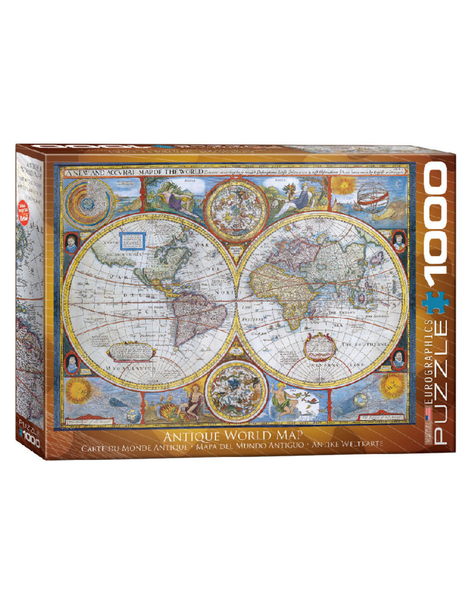 Eurographics Antique World Map Puzzle 1000 PCS