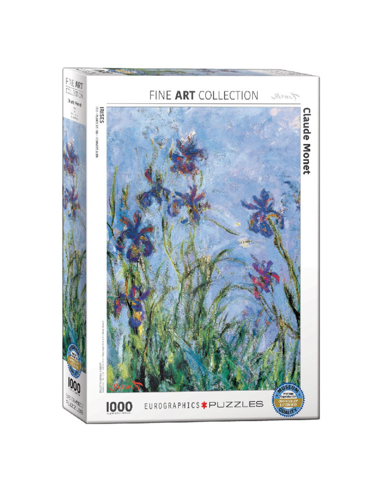 Eurographics Irises (Detail) Puzzle 1000 PCS (Monet)