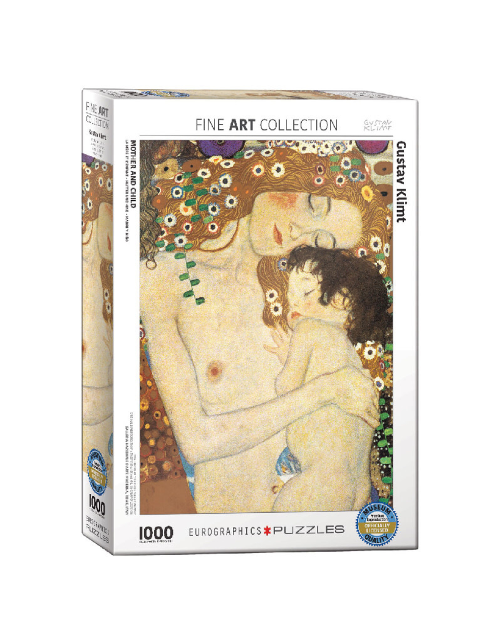 Eurographics Mother and Child (Detail) Puzzle - Klimt (1000 PCS)