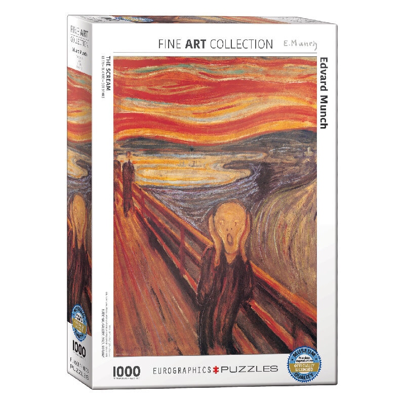 Eurographics The Scream Puzzle  - Munch (1000 PCS)
